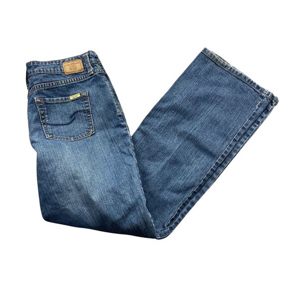 Levi Strauss Misses 12 Jeans Mid Rise Bootcut Cotton Spandex - Picture 1 of 8